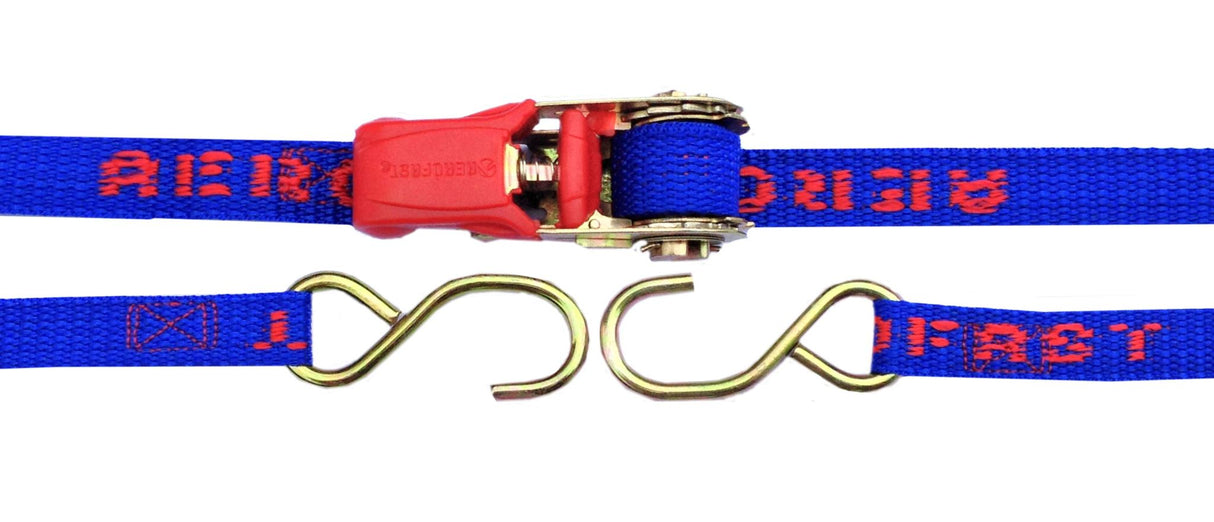 Aerofast Ratchet Tiedown 25mm X 4m 500kg 2 Pk