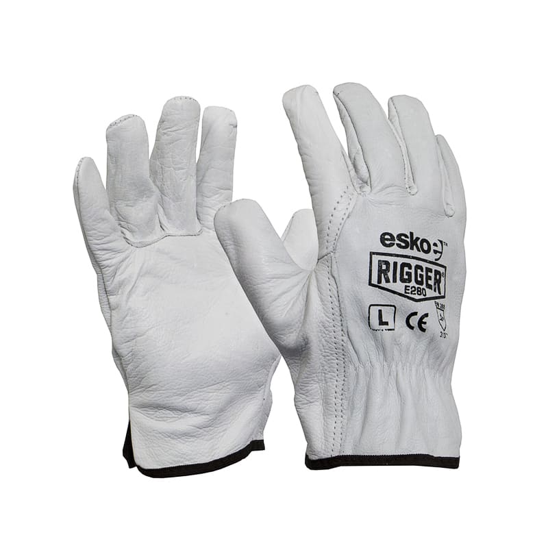 Leather Rigger Glove E280 (Pair) - Standard - S