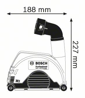 Bosch GDE 115/125 FC-T Dust Extraction Guard
