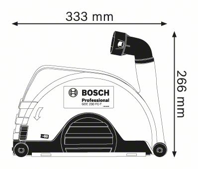 Bosch GDE 230 FC-T Dust Extraction Guard