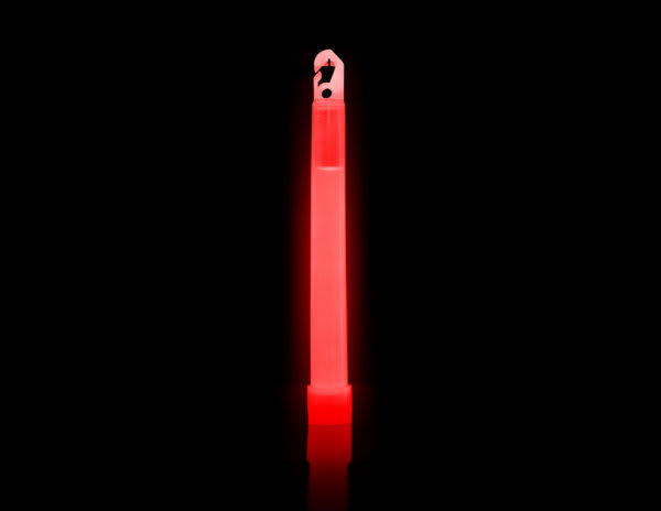 Cyalume Chemlight 6" Light Stick - 12 Hour Red