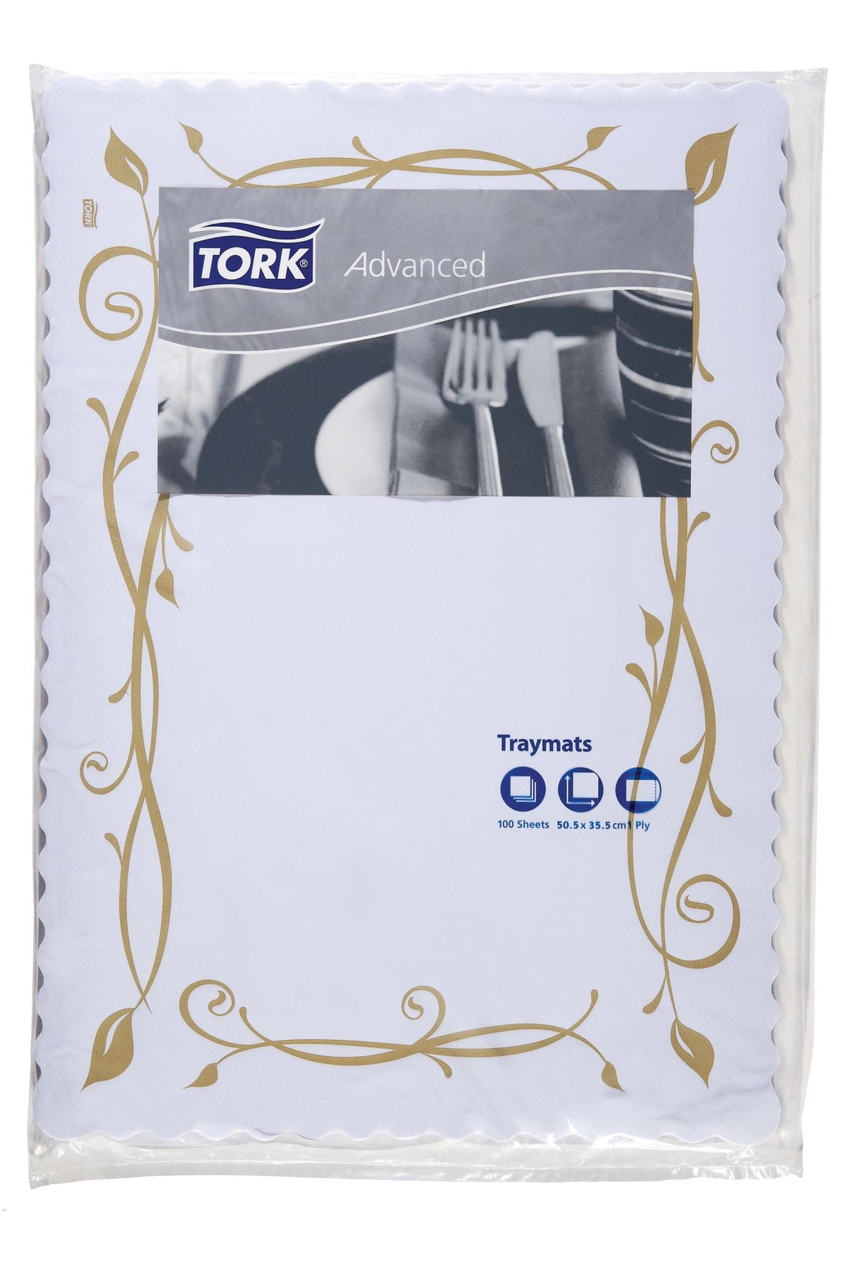 Tork Botanical Print Traymat 50.5 x 35.5cm 100 (Pack)