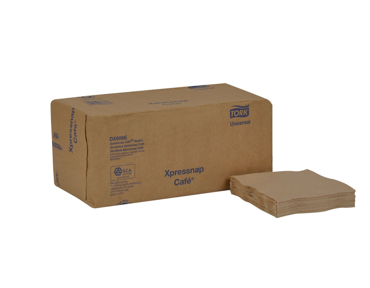 Tork Xpressnap Cafe N10 Universal Napkin Natural 216mm x 216mm 500 (Pack)