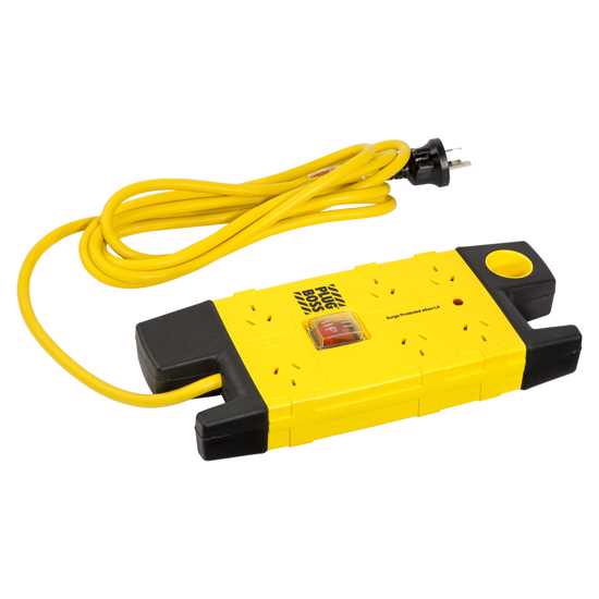 HPM PlugBoss Heavy Duty Powerboard 6 Outlet 10A (Each)