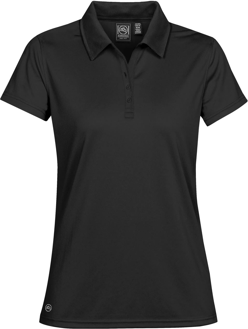 Stormtech, Women's Eclipse H2X-DRY Pique Polo - Black (Size: L)