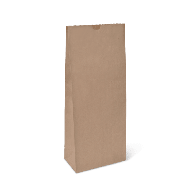 Detpak Heavy Duty Block Bottom #3 Paper Bag 185x100x390mm 200 (Case)