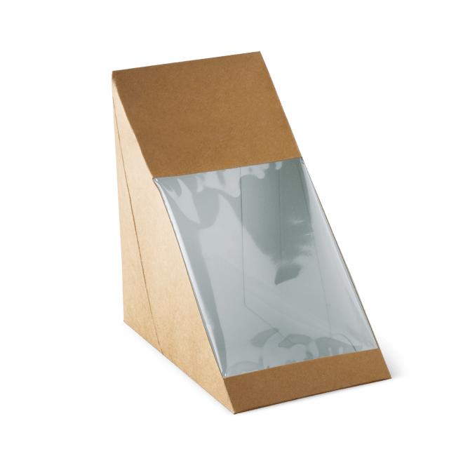 Detpak Sandwich Wedge Eco Double 121x121x75mm Pack of 150 (Pack)