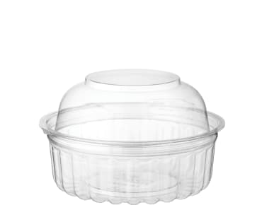 Food Bowl - 8oz - Round Clear - PET 227ml 250 (Case)