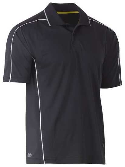 Bisley, Cool Mesh Short Sleeve Polo, BK1425 (Each) - Charcoal - Size: 6XL