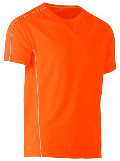 Bisley, Cool Mesh Tee, BK1426 (Each) - Orange - Size: 3XL