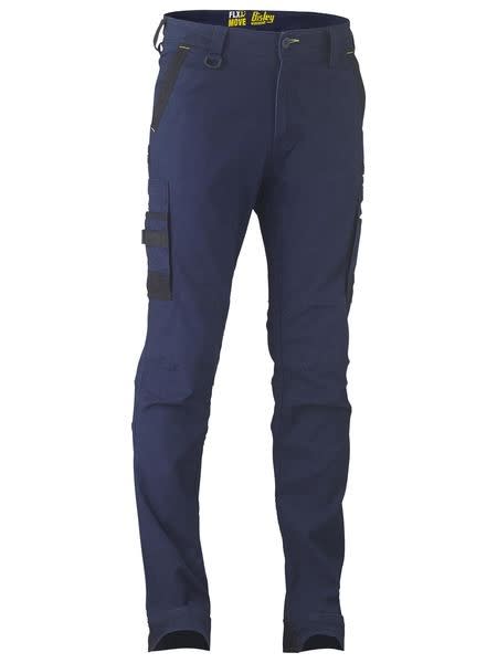 Bisley, FLX & MOVE Stretch Utility Cargo Pant-Regular Fit - Navy - Size: 82