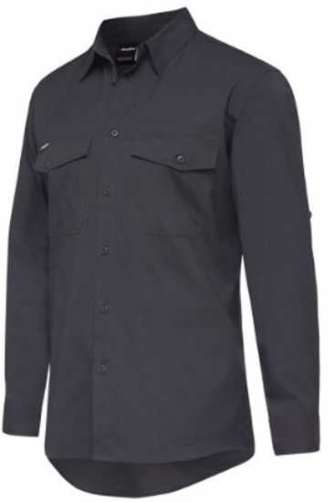 KingGee, Workcool 2 Ripstop Shirt, K14820 (Each) - Charcoal - Size: XS