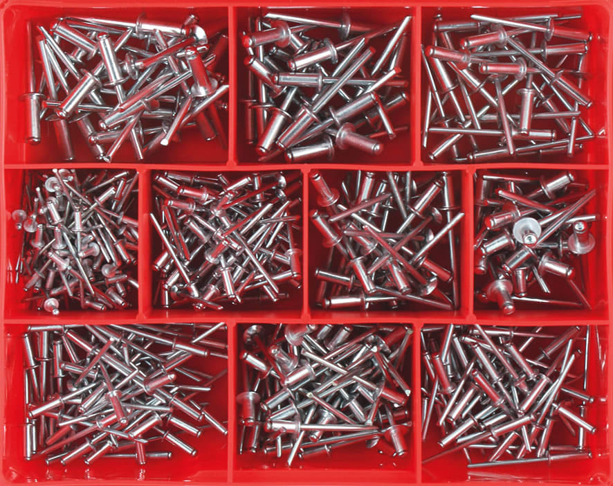 Champion Aluminium Blind Rivet Assortment 505 piece