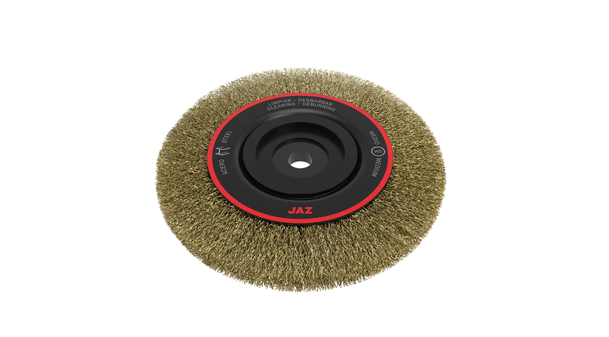 JAZ Wide Face Wire Wheel 200x27mm