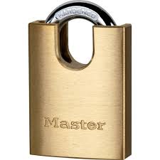 Master Lock 2240DAU Brass Shrouded Padlock 40mm