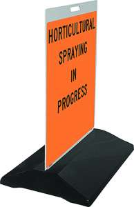 Floor Stand Sign | Horticultural Spraying W600mm x H800mm (Double sided)