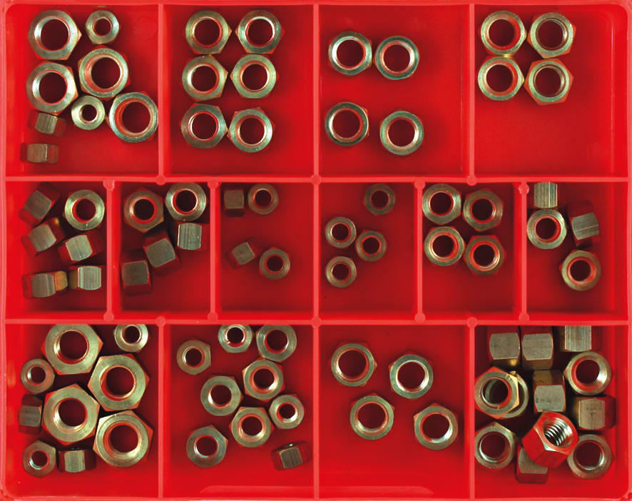 Champion Brass Manifold Nut Assortment 83 piece