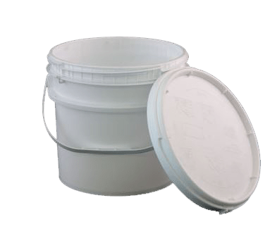 Plain Pail with Screw Lid - Plastic Polypropylene 10 Litre (Each)