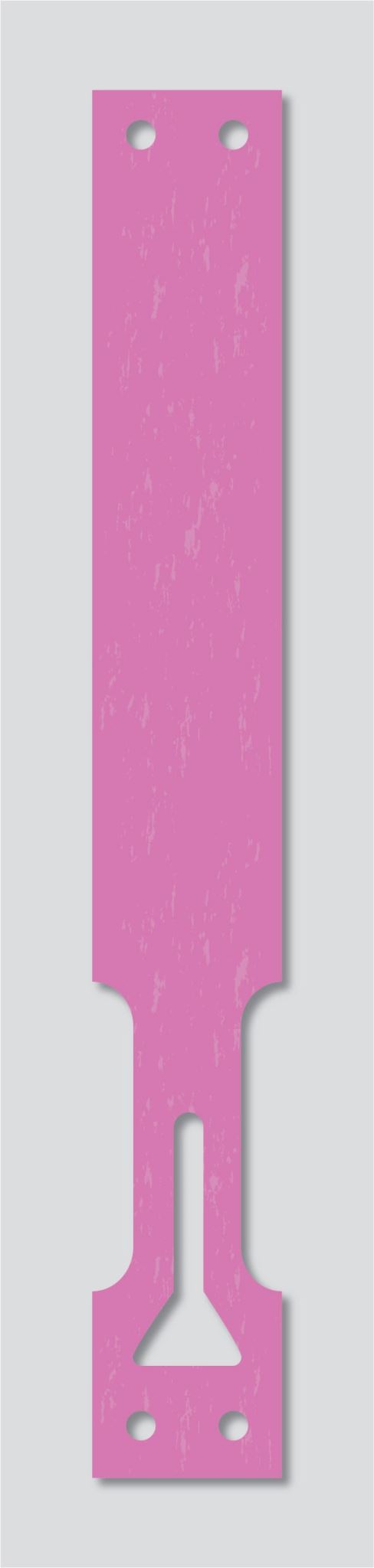 Tuflok Tag Hot Pink 186 x 25mm 1000 tags per roll (Carton of 5 rolls)