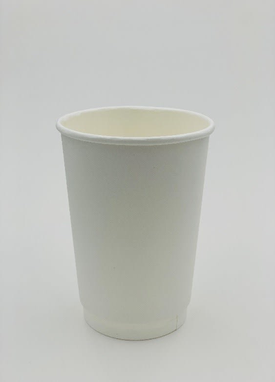 Paper Cups Double Wall White 12oz 25 (Pack)