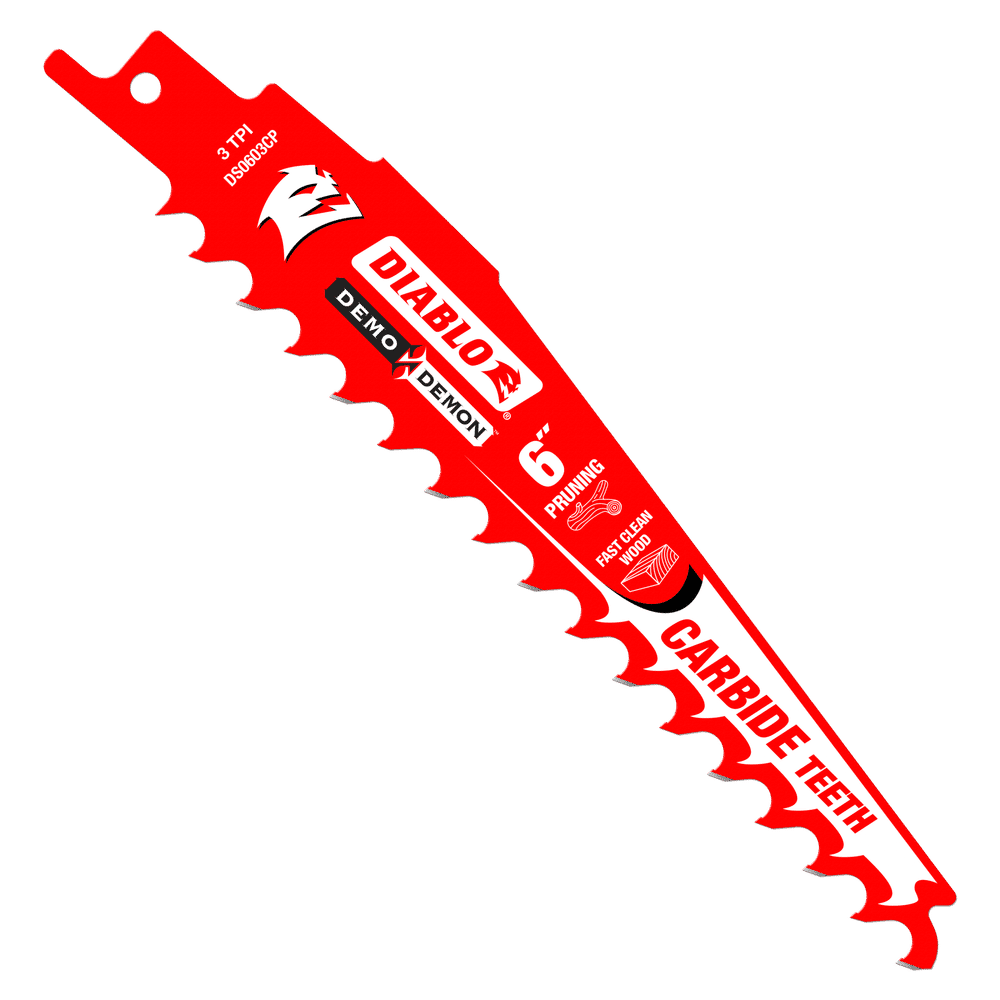 Diablo Demon Carbide Tipped Pruning & Wood Blade 6" (Each)