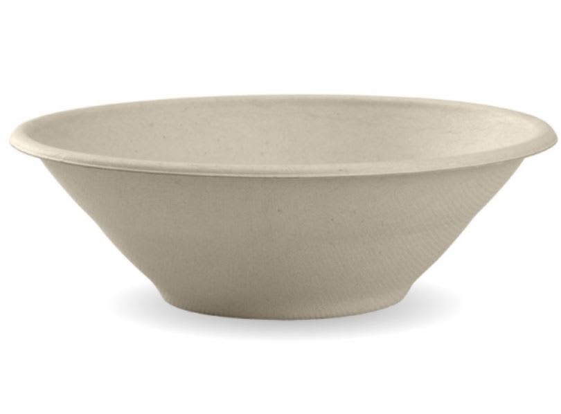 BioPak Natural Plant Fibre BioBowl 32oz/940ml 400 (Case)