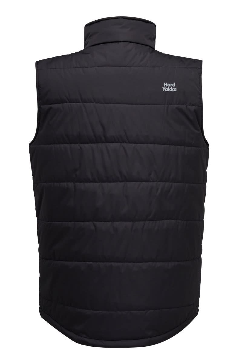 Hard Yakka, Thinsulate Puffer Vest - Black (Size: 4XL)