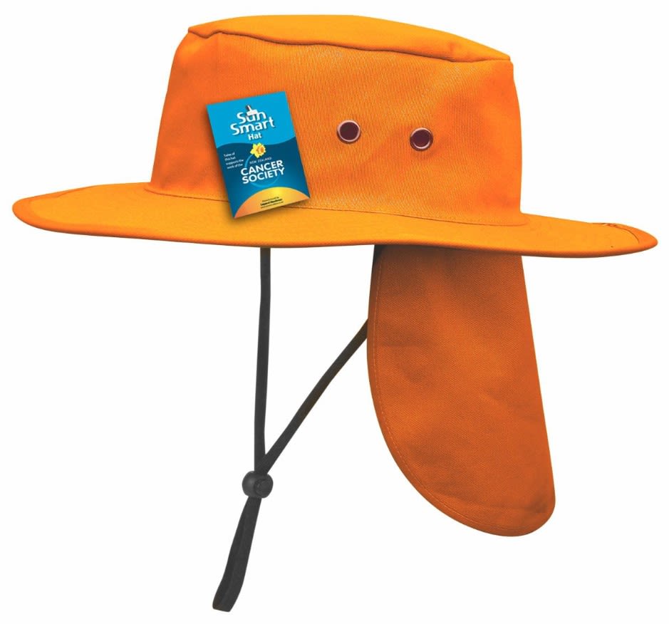 Legend Life, Polyester Sunmaster Hat, 4295 - Fluro Orange - LXL
