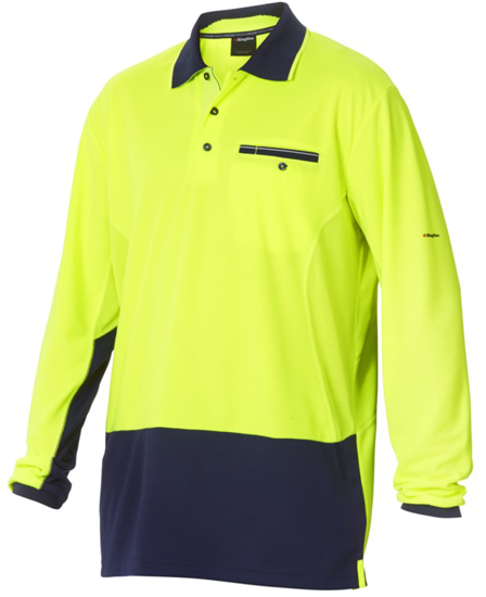 KingGee, Hi Vis Hyperfreeze Polo, K54840 (Each) - - Size: 3XL