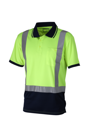 Workhorse, Hi Vis Micromesh Polo, MSH164 (Each) - - Size: XL