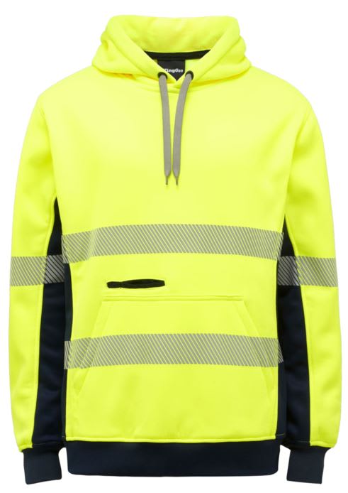 KingGee, Hi Vis Hoodie, K55054 (Each) - Size: 4XL - Yellow
