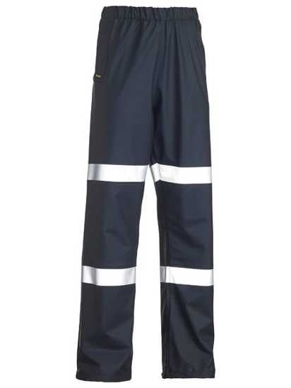 Bisley, Taped Stretch PU Over Trouser, BP6936T (Pair) - Navy - Size: M