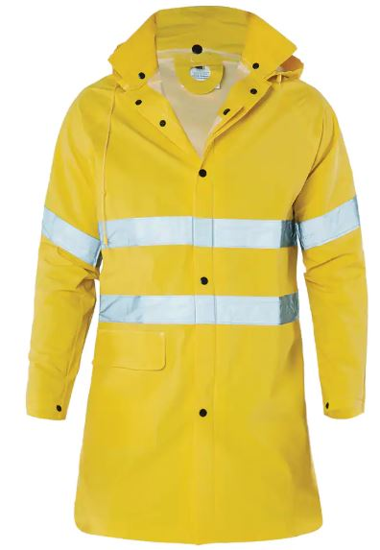 Workhorse, Taped PVC Jacket, MJA026 (Each) - Yellow - Size: L