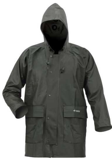 Bison, Premium Weight PVC Parka (Each) - Green - Size: 6XL