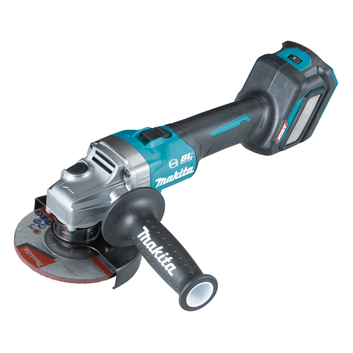 Makita 40V Max XGT AWS Slide Switch Angle Grinder 125mm (Cordless Skin Only)