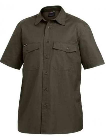 KingGee, Workcool 2 Ripstop Shirt, K14825 (Each) - Green - Size: XL