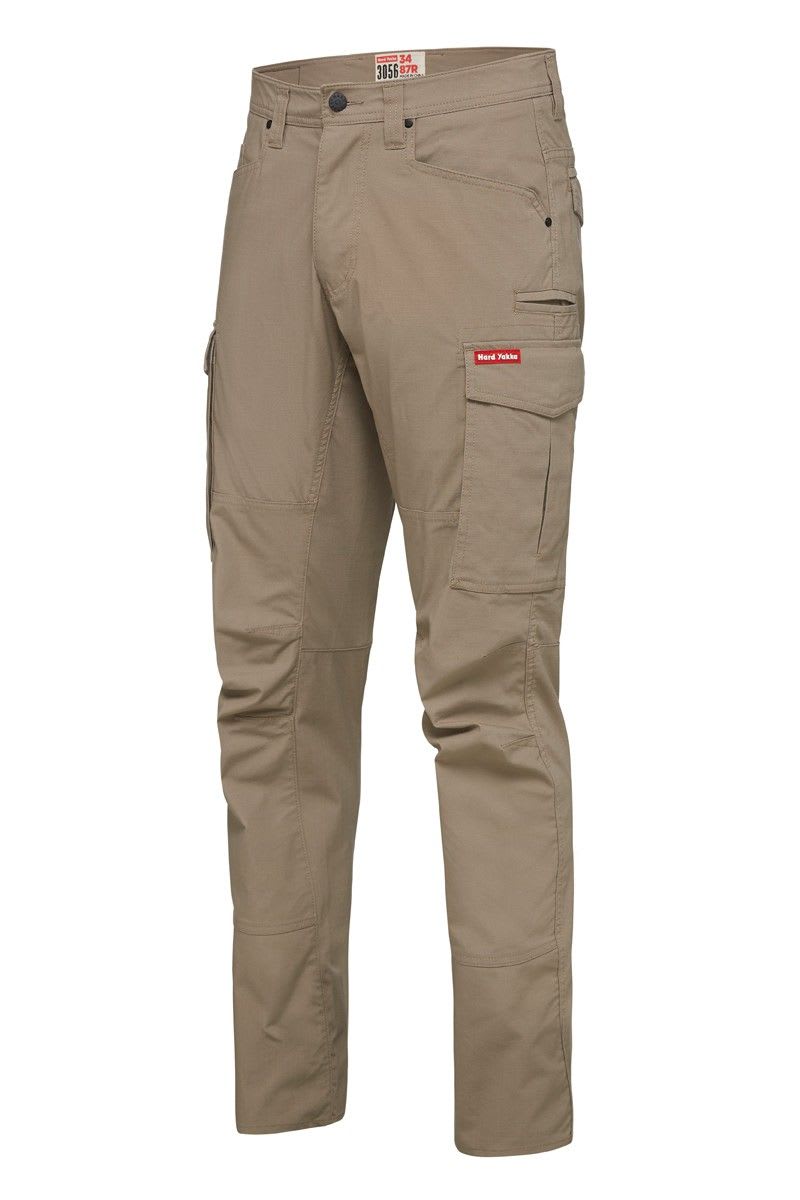 Hard Yakka, Ripstop Cargo Pant, Y02255 (Pair) - Desert - Size: 77