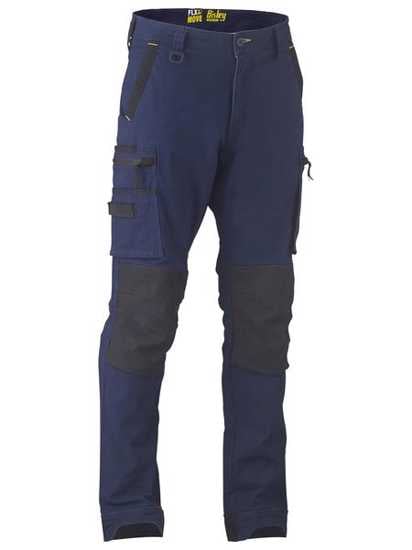 Bisley, FLX & MOVE Stretch Utility Zip Cargo Pant (Pair) - Navy - Size: 72