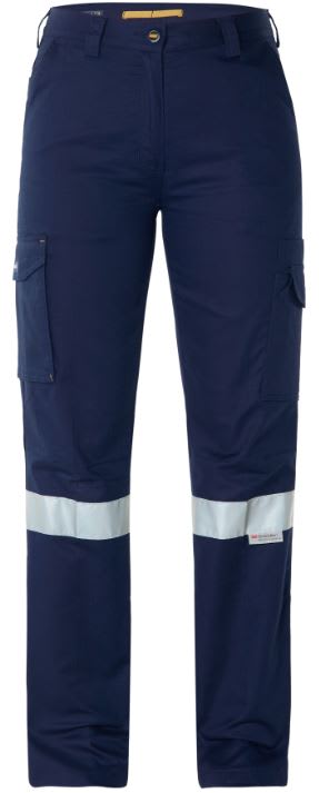 Workhorse, Women's Ripstop Taped Trouser, WPA023 - Navy (Size: 6)