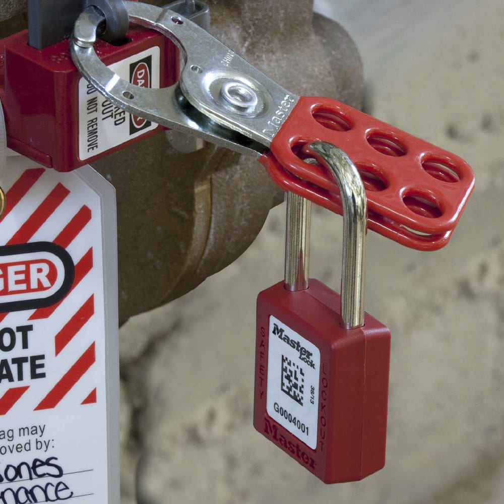 Master Lock 0420 Steel Lockout Hasp 25mm Jaw Clearance