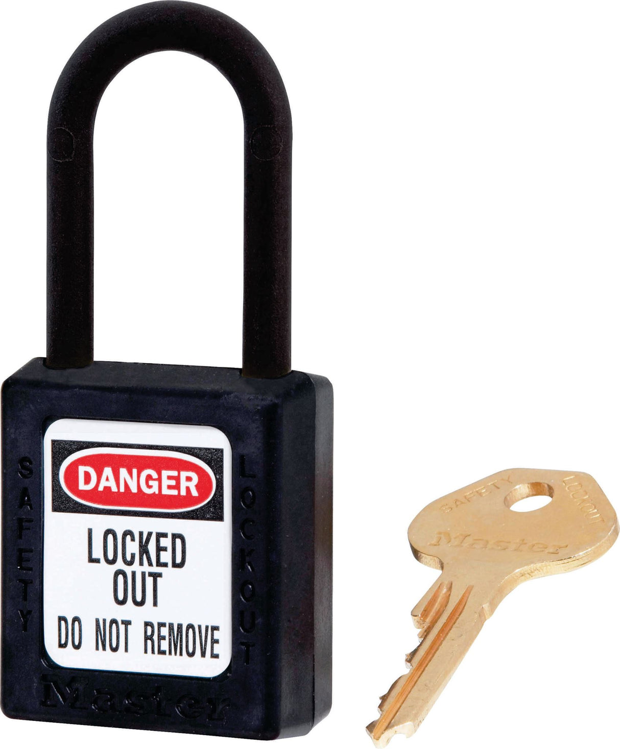 MasterLock 0406 Dielectric Padlock KEYED DIFFERENT 38mm - Black