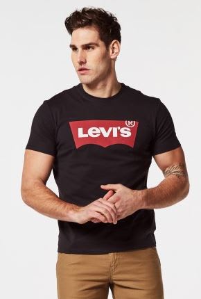 Levis, Classic Logo Tee, 17783 - Black (Size: S)