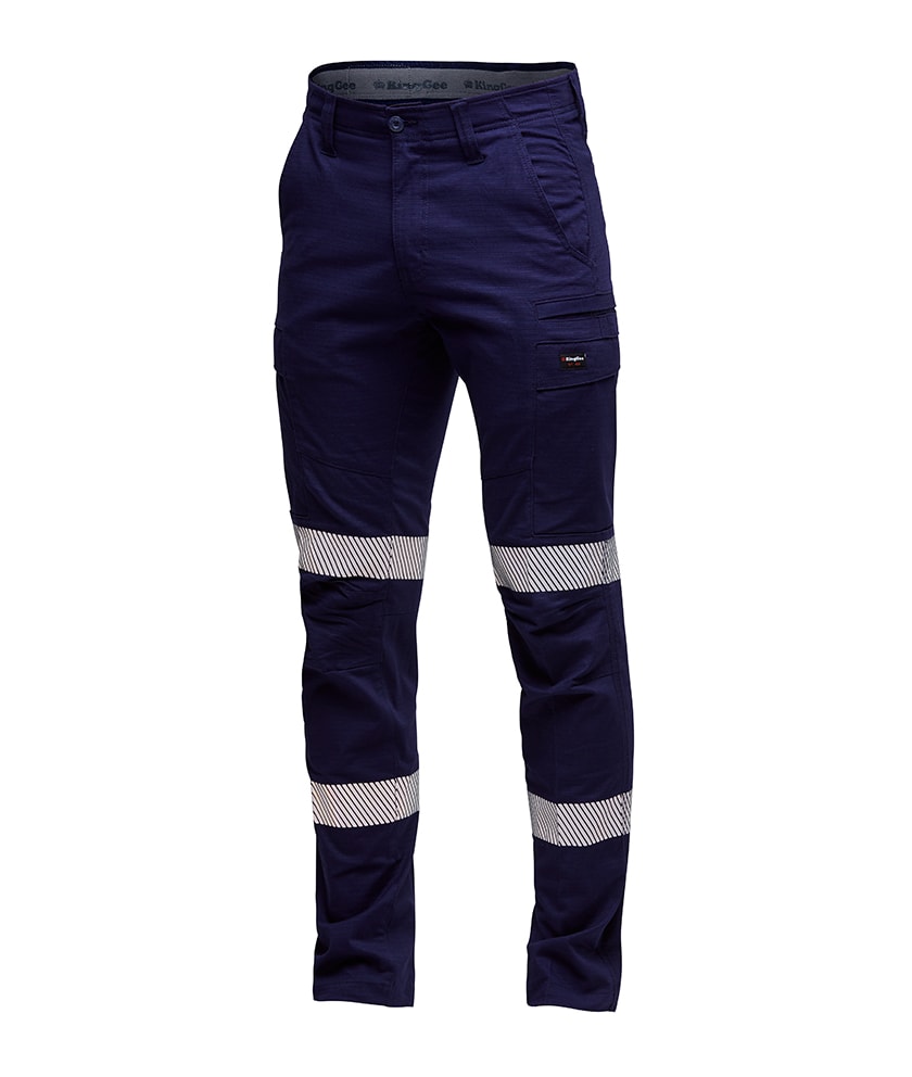 KingGee, Ripstop Pro Bio Motion Pant-Regular Fit - Navy - Size: 77