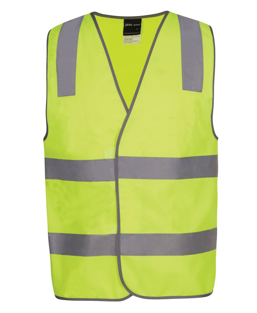 JB's Wear, Hi Vis Security Vest, 6DNS - Lime (Size: 2XL)