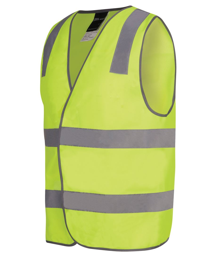JB's Wear, Hi Vis Security Vest, 6DNS - Lime (Size: 2XL)