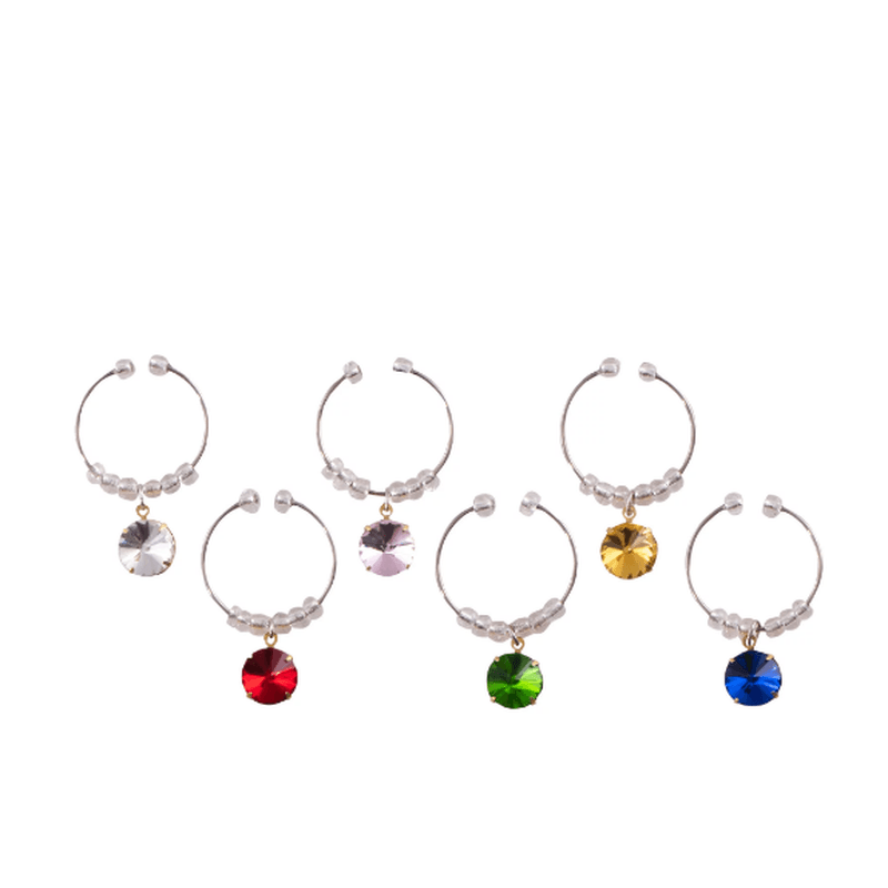 Avanti Wine Charms Gem Stones