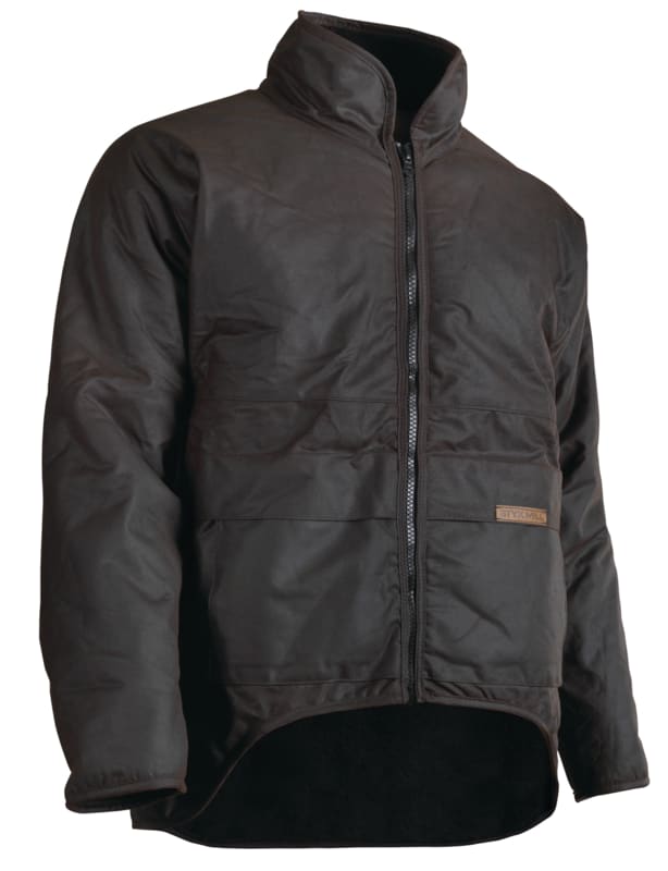 Styx Mill, Oilskin Jacket - Brown (Size: 5XL)