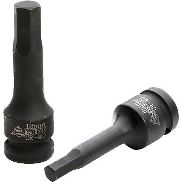 1/2in Dr. Hex Bit Impact Socket 19mm DIN
