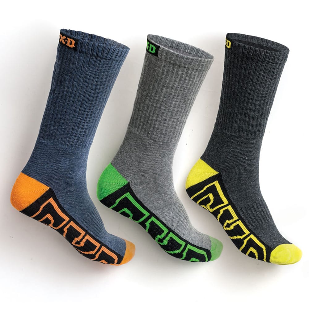 FXD, Work Socks - Pack of 5 - ASSORTED (Size: OSF)