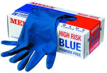 MED-X Latex Gloves Powder Free L-XL (Pack of 50) - Standard (Size: L)